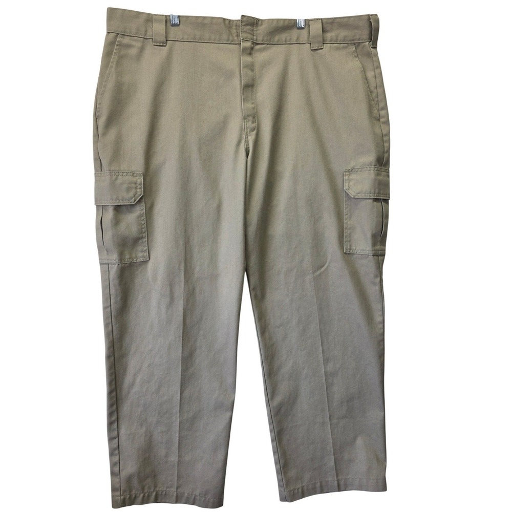 Dickies Mens Relaxed Straight Cargo Pants Khaki‎ Tan  44x30